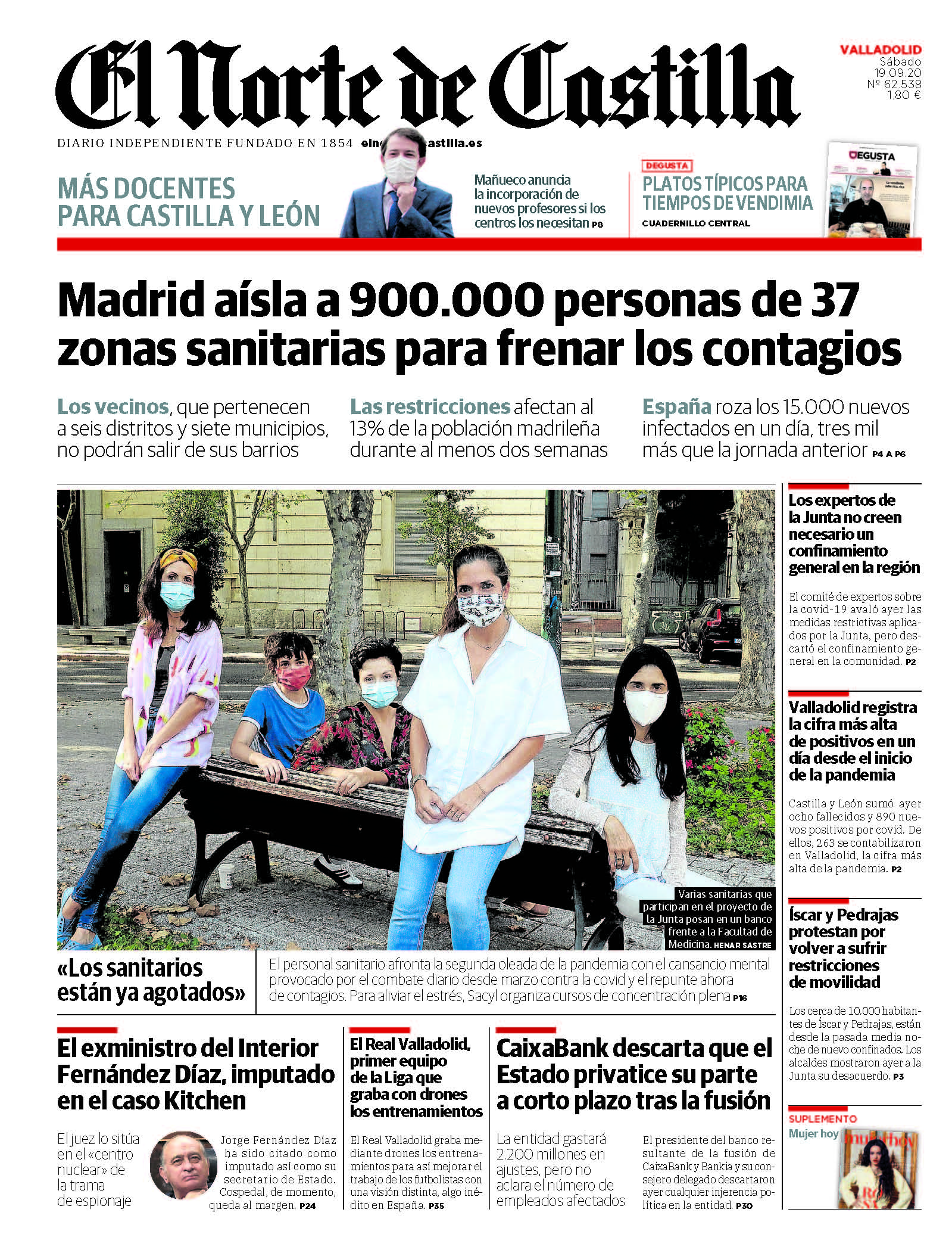 PORTADA NORTE CASTILLA MIND SANIT 19_9_20